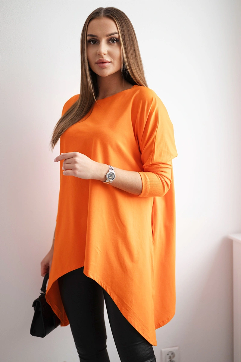 Bluzka oversize błękitna