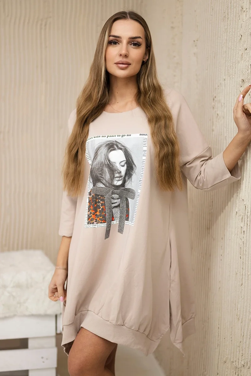 Suknelė su raštu