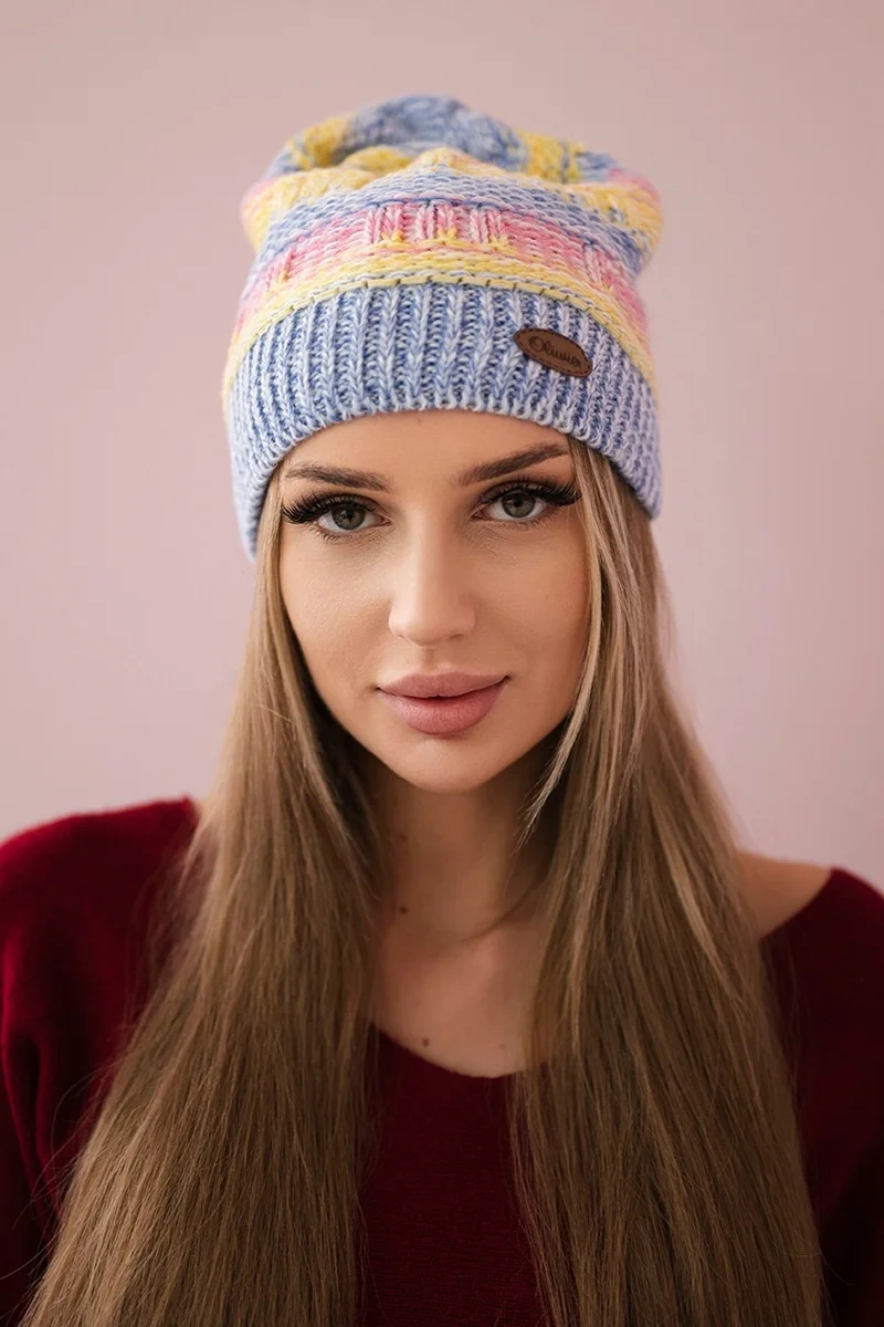 Patrycja vilnonė kepurė