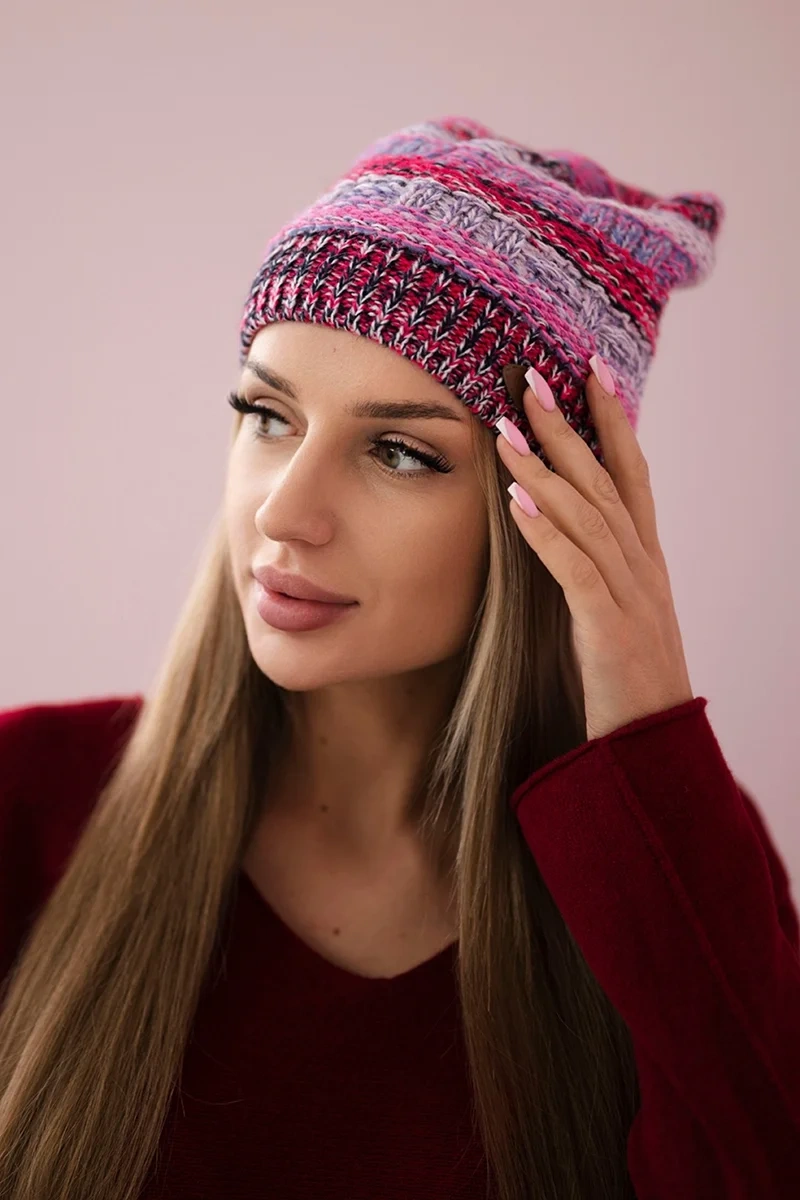 Patrycja vilnonė kepurė