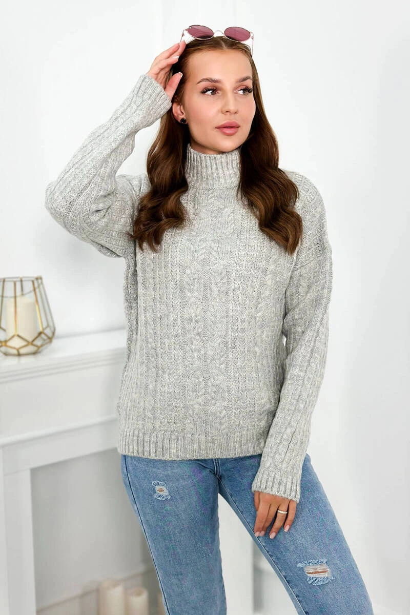 Pullover mit Rollkragen