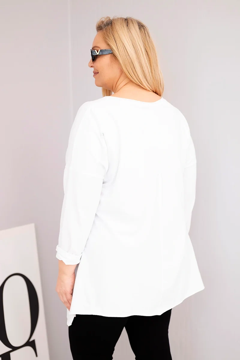 Moteriška medvilninė blusa