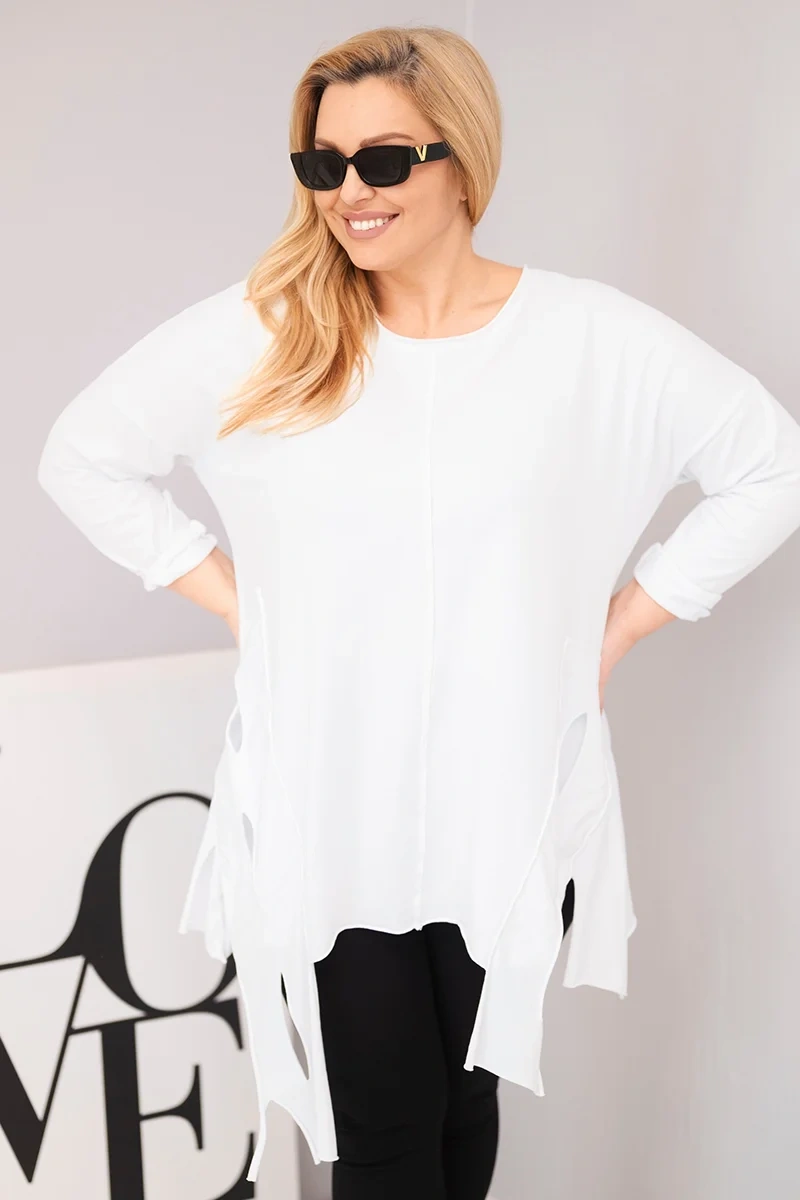 Moteriška medvilninė blusa