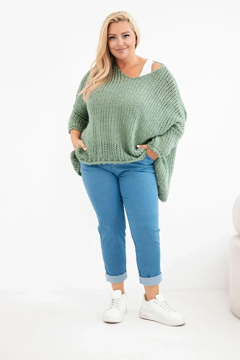 Moteriškas nėriniuotas oversize