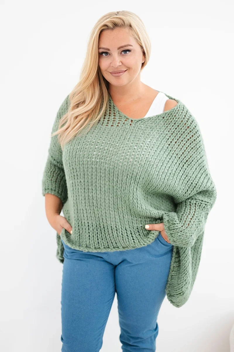 Moteriškas nėriniuotas oversize