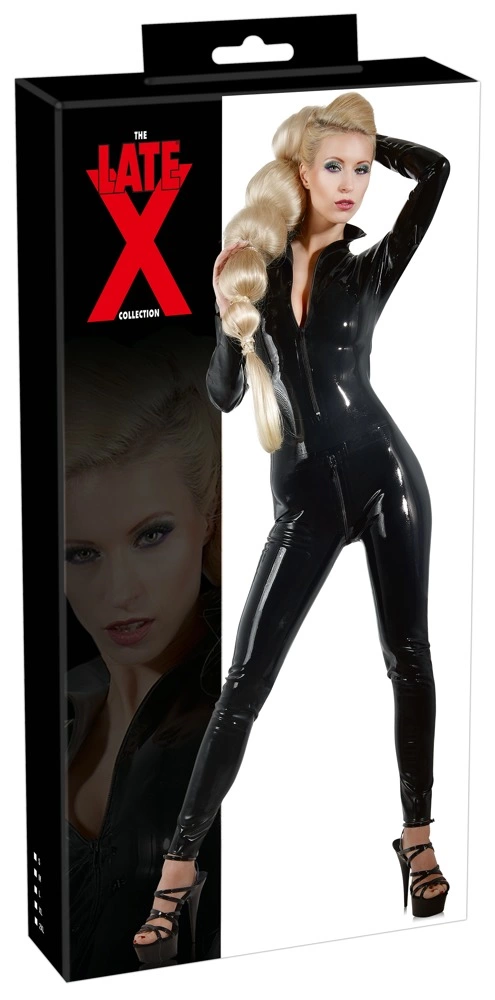 LateX Catsuit Black